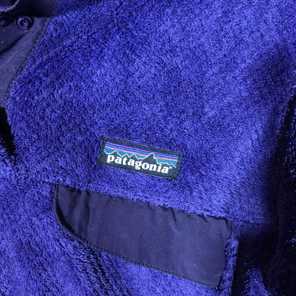 Patagonia 1/4 Button Pullover Fleece Jacket Coat Womens Size XS T-Snap Purple - Picture 5 of 10